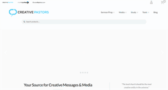 Desktop Screenshot of creativepastors.com